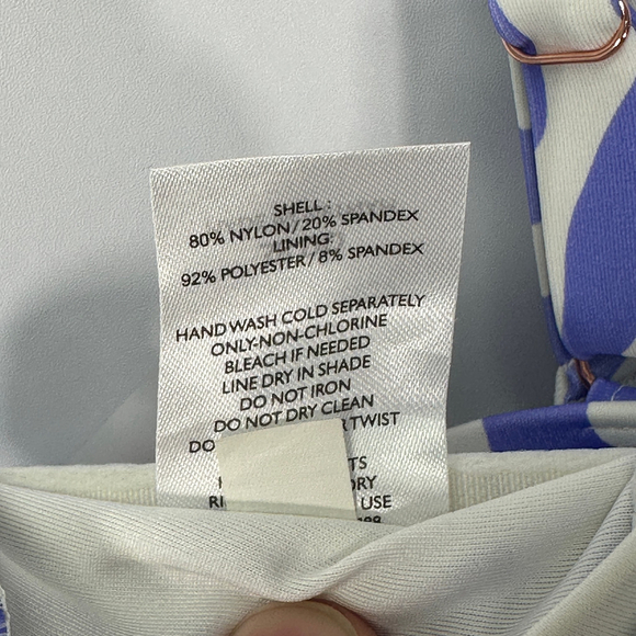 Shade & Shore Purple Zebra Stripe Unlined Underwire Bikini Top 38DD‎ - Picture 5 of 5